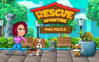 Push Puzzle: Rescue Adventure - Animal Rescue Puzzle Game