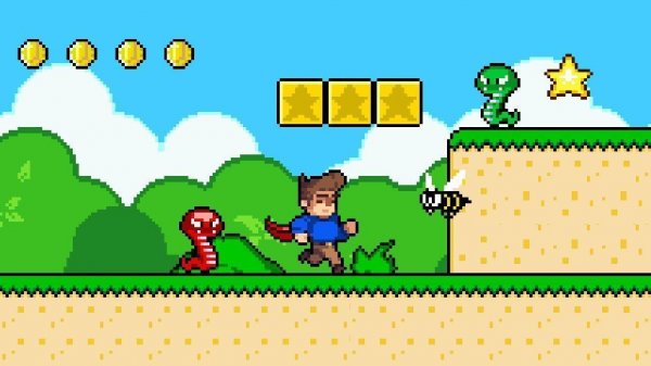 Steve's Retro Platform Quest screenshot 1
