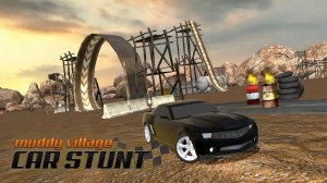 Muddy Village Stunt Driving Game