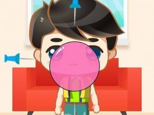 Boy Biggest Gum Online Arcade Game