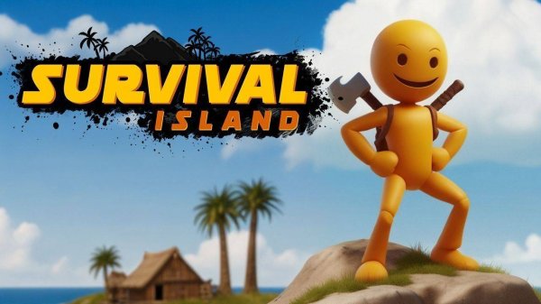 Tropical Island Discovery: A Relaxed Survival Game screenshot 1