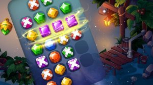 Stickman Jewel Match 3 Master - Puzzle Game