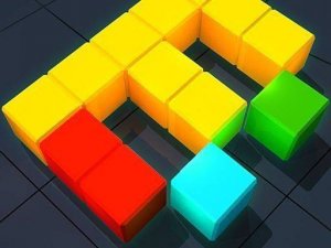Draw Blocks 3D Puzzle Game Online - Spatial Puzzle Game