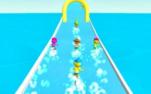 Aquapark Surfer Race: Water Slide Racing Arcade Game