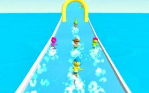 Aqua Slide Surfer Racing screenshot 2