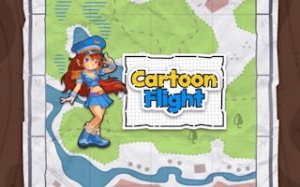Cartoon Sky Flight Adventure
