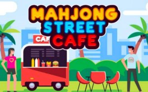 Mahjong Street Cafe - Food Tile Match Puzzle Online Game Puzzle Game