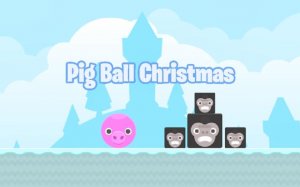 Pig Ball Christmas - Online Platformer Adventure Game, Arcade Game