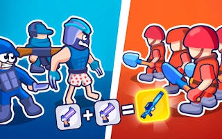 Squad Assembler: Red vs Blue - Merge & Battle