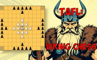 Tafl Viking Chess - Medieval Strategy Board Game